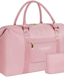 Large Duffle Bag for Travel Waterproof 21 Inch, Vankor Gym Duffel Bag for Women Men Durable Carry on Weekender Overnight Sports Luggage Weekend Beach Yoga Workout Hospital Mommy Diaper Bag Blue