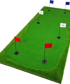GoSports Golf Putting Green for Indoor & Outdoor Putting Practice - Choose 10ft x 5ft or 12ft x 5ft