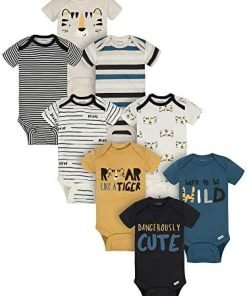 Onesies Brand baby-boys 8-pack Short Sleeve Mix & Match Bodysuits