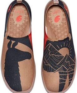 UIN Men's Loafers Painted Travel Shoes Slip On Canvas Walking Shoes Casual Lightweight Comfort Fashion Sneaker Toledo