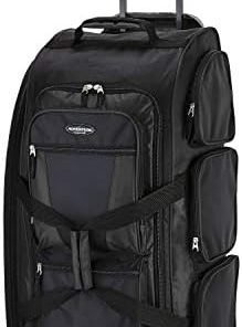 Travelers Club Xpedition 30 Inch Multi-Pocket Upright Rolling Duffel Bag