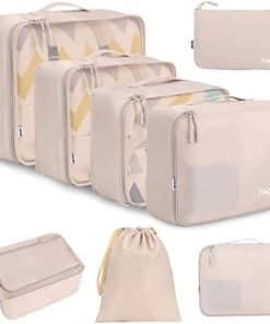 BAGAIL 8 Set Packing Cubes Luggage Packing Organizers for Travel Accessories