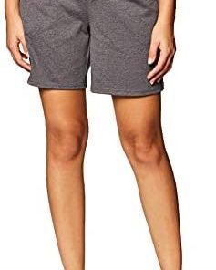 Hanes Women's Jersey Pocket Shorts, Drawstring Cotton Jersey Shorts, 7" Inseam