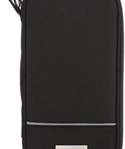 Amazon Basics RFID Travel Passport Wallet Organizer, 10 x 5 Inches, Black, Solid