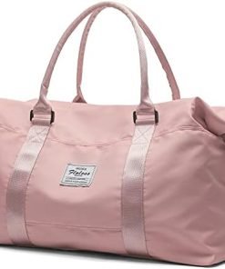 Travel Duffel Bag, Sports Tote Gym Bag, Shoulder Weekender Overnight Bag for Women