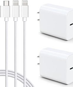 iPhone Fast Charger 10 FT [Apple MFi Certified] 2 Pack PD 20W USB C Charger Block with 10FT Long Type C Lightning Cable for iPhone 14 13 12 11 XS XR X 8 iPad,White