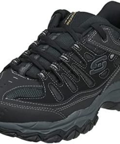 Skechers Men's Afterburn Memory-Foam Lace-up Sneaker