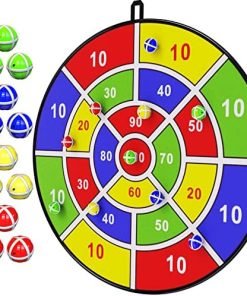 BooTaa 29" Large Dart Board for Kids, Kids Dart Board with Sticky Balls, Boys Toys, Indoor/Sport Outdoor Fun Party Play Game Toys, Birthday Gifts for 3 4 5 6 7 8 9 10 11 12 Year Old Boys Girls