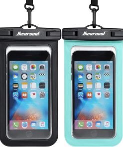 Hiearcool Waterproof Phone Pouch, Waterproof Phone Case for iPhone 14 13 12 11 Pro Max XS Plus Samsung Galaxy With Case Friendly, IPX8 Cellphone Dry Bag Beach Essentials for Cruise Travel -2 Pack-8.3"